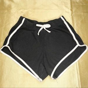 Just 2 Cute Girls Short Shorts  Athletic Shorts Black Size 10/12